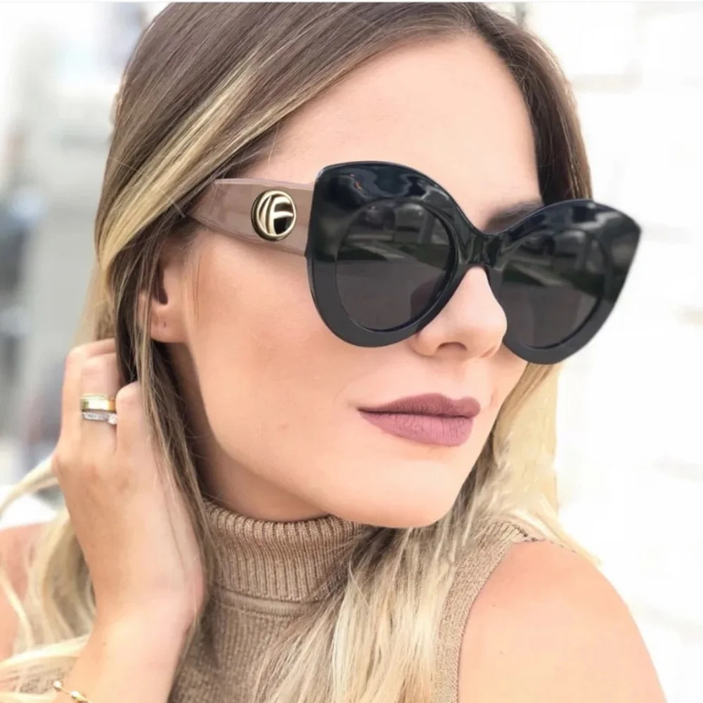 🆕 Thick Framed Cat Eye Sunglasses